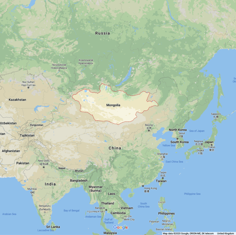 Mongolia Map 768x767 